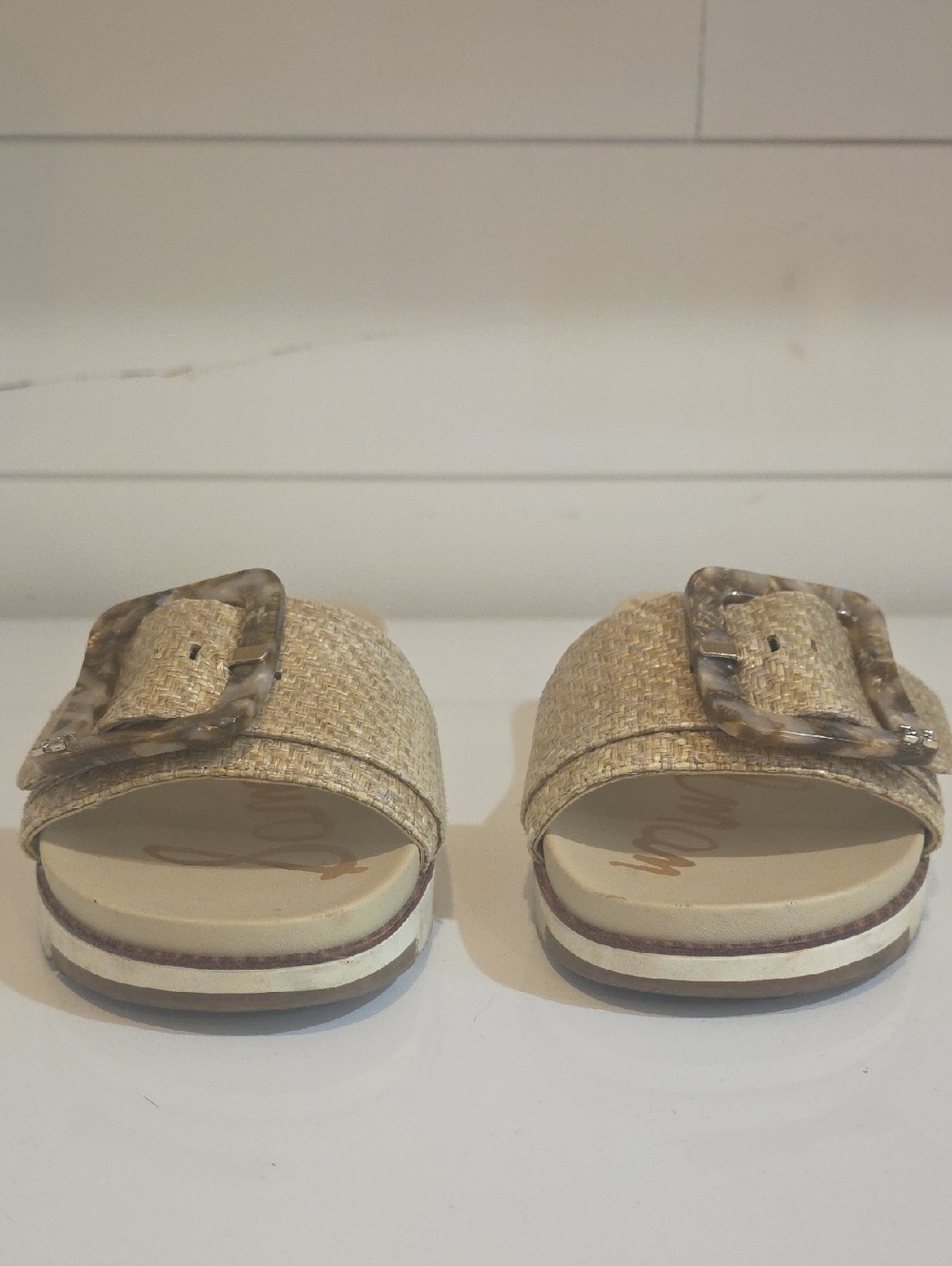 Sam Edelman Women's Ariane Slide Sandal 1.5" Wedge Heel 9 - Picture 5 of 8